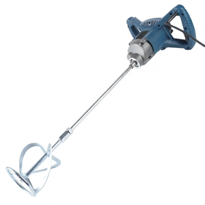 Agitateur de peinture électrique portatif RYNEX 1200W à vitesse variable pour <span class=keywords><strong>peintre</strong></span>, entrepreneur, bricolage, mélangeur de mortier, ciment, plâtre 230V - Product Image 2