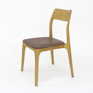 Hot Selling Vintage Wooden Customized Coffee Shop Hotel Furniture Fabric Upholstery Solid Wooden Dining Chair for <b>Restaurant</b> - Product Image 1