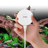Pompe d'aquarium piézo-électrique Tech Silent ZIDEE-oxygénateur USB à faible puissance/aérateur de durée de vie de bruit 0dB/accessoires de barboteur de réservoir de poissons