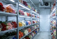 Cámara Frigorífica de Gran Capacidad para Floristería, Cuarto Frío para Almacenamiento de Flores