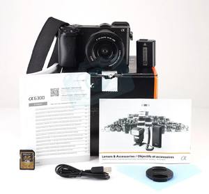 Appareil photo numérique sans miroir HFT Professional <span class=keywords><strong>A6300</strong></span> + objectif 16-50 mm, vidéo HD 4K UHD, objectif numérique reflex numérique, carte mémoire SD pour la photographie - Product Image 1