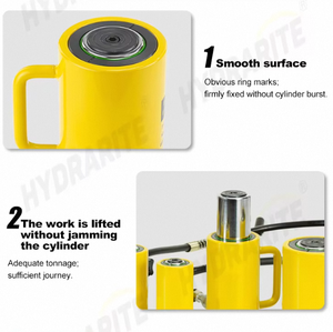 HHYG-1050 צילינדר הידראולי שקע 10-1000t יחיד משחק גליל הידראולי שקע שקע יחיד משחק הידראולי גליל RAM - Product Image 2