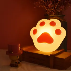 Home Use Creative Cat Claw Silicone Wall Lamp Charging Wall Lamp Children Bedroom Decompression Gift LED Night Light
