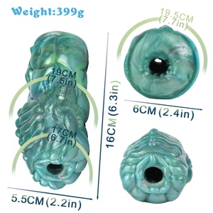 Masturbadores de Silicona Suave GEEBA, Vagina Realista, Molde Invertido, Doble Cabeza, Entrenamiento para Pene, Estimulación del Orgasmo - Product Image 6