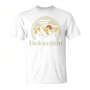 Camiseta de senderismo de las montañas Dolomiten, diseño retro, unisex, talla para adultos - Product Image 2
