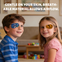 Patch oculaire médical jetable OEM en gros pour le soin de l'amblyopie, respirant, protection orthoptique CE