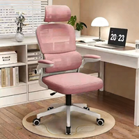 Chaise de bureau ergonomique confortable pour une utilisation prolongée, chaise de jeu pivotante avec soutien lombaire pour la maison et les dortoirs étudiants