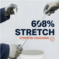 Mastic de remplissage flexible et élastique anti-fissures, adhésif puissant extensible à base d'acrylique polymère aqueux pour la réparation des fissures murales
