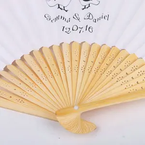 Bamboo Hand Fan Most Popular Paper Hand Wedding Fan Favors Gifts For Guests Bamboo Crafts