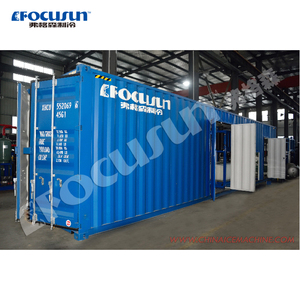 Tất cả trong một container Chất lượng cao 5 tấn/ngày phòng lạnh làm mát bằng nước với Máy Làm Đá khối làm mát trực tiếp - Product Image 3