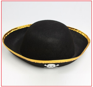Pirates chapeau Cosplay Costume accessoires chapeaux de fête adultes enfants Halloween carnaval décontracté caractère Style feutre matériel scènes de <span class=keywords><strong>jeu</strong></span> - Product Image 5