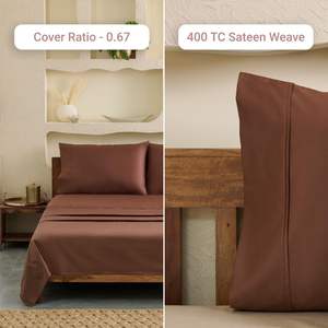 Juego de Sábanas Weddingly Supima Cotton King de 4 Piezas, 100% Algodón Americano, 15 Pulgadas de Profundidad, Sin Arrugas - Product Image 6