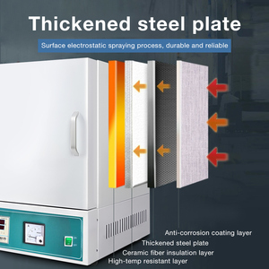 Precio de fábrica Horno de mufla de laboratorio inteligente Control de alta temperatura 1000 ° C/1200 ° C Equipo de calentamiento constante - Product Image 6