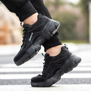 <span class=keywords><strong>Scarpe</strong></span> <span class=keywords><strong>Antinfortunistiche</strong></span> <span class=keywords><strong>Unisex</strong></span> con Punta in Acciaio, Traspiranti, Anti-Foratura e Anti-Impatto per Inverno, Autunno ed Estate - Product Image 3