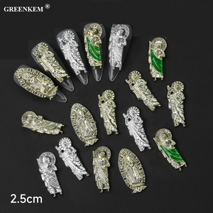 Dijes <span class=keywords><strong>de</strong></span> <span class=keywords><strong>Uñas</strong></span> 3D <span class=keywords><strong>de</strong></span> <span class=keywords><strong>Diseño</strong></span> <span class=keywords><strong>2022</strong></span>, Dijes Colgantes Variados <span class=keywords><strong>de</strong></span> Avalokitesvara Buda para Decoración <span class=keywords><strong>de</strong></span> <span class=keywords><strong>Uñas</strong></span>, Dijes <span class=keywords><strong>de</strong></span> <span class=keywords><strong>Uñas</strong></span> <span class=keywords><strong>de</strong></span> la Virgen María con Pedrería - Product Image 6