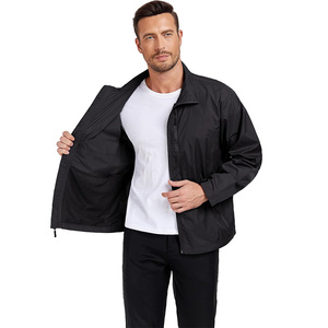Men's Standard Polyester Cotton Bomber <b>Jacket</b> High Street Quick Dry Breathable Windproof <b>Slim</b> <b>Fit</b> Zipper Closure Front Logo - Product Image 6