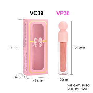 Brillo Labial Vegano <span class=keywords><strong>de</strong></span> Alta Pigmentación, <span class=keywords><strong>Voluminizador</strong></span> Mineral, Líquido, Volumen Extremo, Larga Duración, Resistente al Agua - Product Image 3