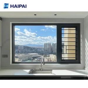 Maglia di garza a griglia antifurto ad apertura singola di alta qualità con finestre a battente in alluminio in lega di alluminio - Product Image 3