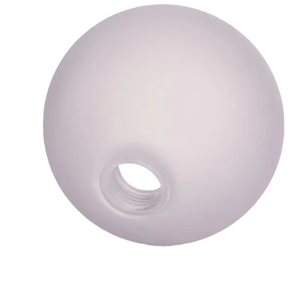Personnalisé G9 Transparent Givré Lait Blanc Vis Verre Sphérique Ampoule <span class=keywords><strong>Abat</strong></span>-<span class=keywords><strong>Jour</strong></span> Design Moderne Filetage Interne À La Main - Product Image 3