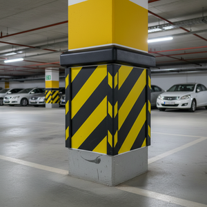 Système de protection d'angle en TPE profilé métallique pour équipement de stationnement - Product Image 3
