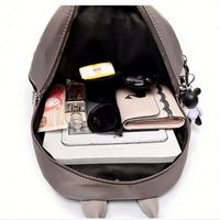 Sac à dos tendance pour femme en nylon imperméable, avec compartiment intérieur et fermeture éclair, 20-35L, bandoulière arquée – Nouvelle collection très prisée