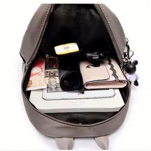T Hot-Selling Fashionable Women's Trendy Waterproof Nylon Oxford Cloth <b>Backpack</b> Interior Slot Pocket Zipper Closure 20-35L - Product Image 5