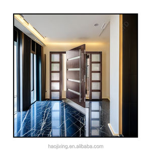 Nouvelle <span class=keywords><strong>porte</strong></span> <span class=keywords><strong>d</strong></span>'entrée principale en bois composite en acier américain et aluminium personnalisée - Product Image 5