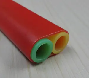 Бесплатный образец, сделано в Китае, 2 способа 12/8 мм плоский тип похороненного дБ трубного пучка для воздуходувное устройство для волоконно-оптический кабель устанавливает подземного использования