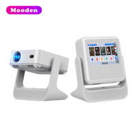 Projecteur 3D à double écran Mooden A2 Pro 1080P 4K Android 12, luminosité 800 lumens, Wi-Fi 2.4G 5G, prêt pour Internet, support réglable