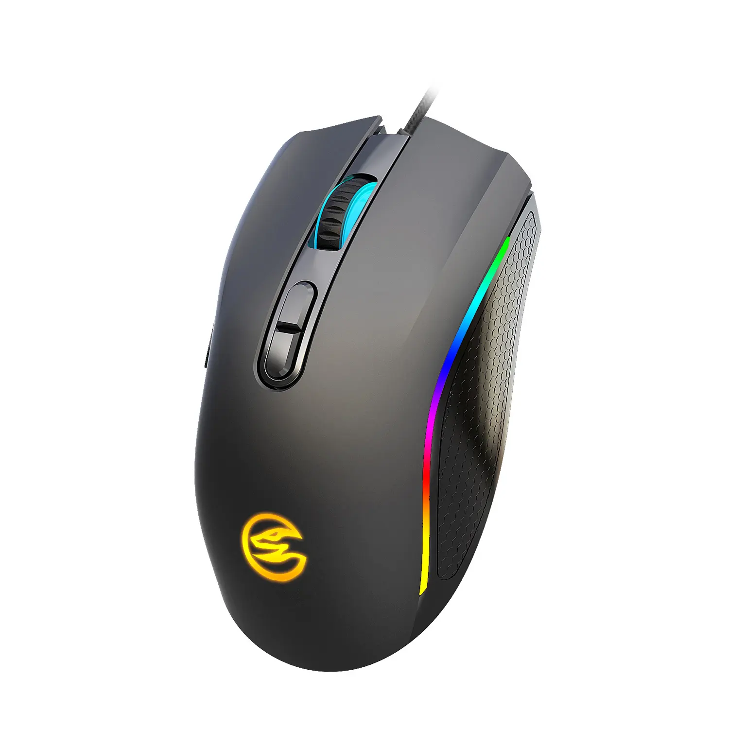 Mouse Gaming berkabel kualitas tinggi, Mouse Gaming RGB dengan lampu Backlit, Mouse komputer optikal untuk Laptop PC dengan harga pabrik