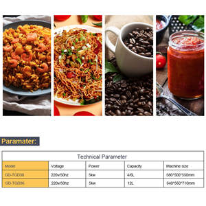 Mélangeur automatique à gaz, cuisinière intelligente, Cuisine, friture automatique, Wok, tambour, <span class=keywords><strong>Robot</strong></span> de Cuisine avec écran tactile - Product Image 4