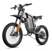 Vélo électrique adulte EKX X21Max, moteur sans balais haute vitesse, batterie lithium 60V30AH, pneus larges tout-terrain, vélo électrique tout-terrain