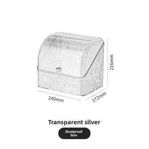 Organisateur de cosmétiques de bureau de qualité supérieure <span class=keywords><strong>Commode</strong></span> à <span class=keywords><strong>tiroirs</strong></span> empilables transparente anti-poussière - Product Image 6