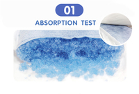 Großflächige Erwachsenenwindel mit Sofortabsorption, Wasserbindend für die Ganze Nacht, Trocken, Elastische Passform, Inkontinenzpflege für Ältere