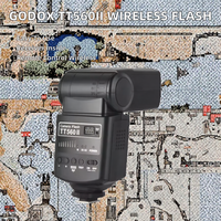 Flash Speedlite Profesional para Cámara DSLR Godox TT520II con Señal Inalámbrica Integrada de 433MHz Compatible con Zapata de Canon, Nikon y Sony