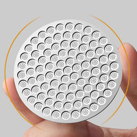 Poignée de porte-filtre à café en acier inoxydable 304 de haute qualité, 51 mm, compatible avec les machines à expresso italiennes, diffuseur d'eau secondaire