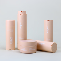 Flacon pompe sans air 15 ml 30 ml 50 ml avec interrupteur rotatif inférieur, récipient intérieur, flacon sans air en plastique PP, pot à crème pour lotion