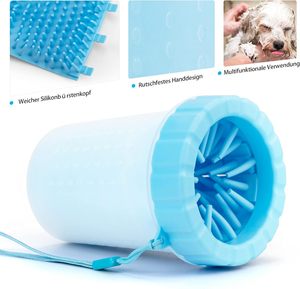 Gobelet de lavage des pieds pour animaux de compagnie Accessoire de bain pour chien et chat Nettoyeur automatique pour animaux de compagnie Brosse de bain pour animaux de compagnie - Product Image 3