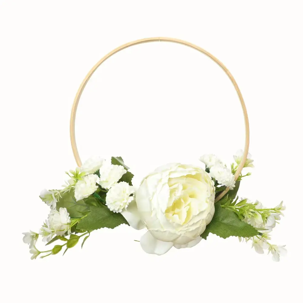 HC1982 उच्च सिमुलेशन पोर्टेबल कृत्रिम फूल पुष्पांजलि यूरोपीय और अमेरिकी शैली शादी दुल्हन की पोर्टेबल घर डी के लिए प्रयोग किया जाता है