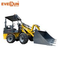 EVERUN EREL10 1ton prezzo di fabbrica piccola Mini batteria costruzione fattoria articolato caricatore elettrico ruote