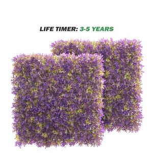 50*50cm UV-Beständige Umweltfreundliche Wasserfeste Langlebige Garten-Ornamente Heckenlaub-Dekor <span class=keywords><strong>Buchsbaum</strong></span>-Zaun Künstliche Pflanze - Product Image 1
