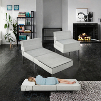 Neues Luxus-Design 2-Sitzer Klappbares Modulares Tragbares Ausziehbares Sofa-Bett Möbel für Wohnzimmer Büro Hotel Nutzung