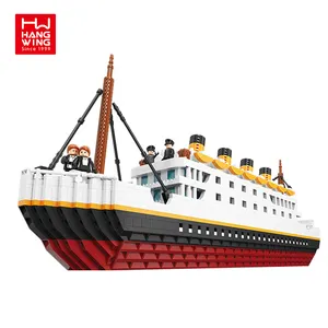 HW TOYS Block Romantisch 2980 Stück Titanic Luxus Kreuzfahrt schiff Modell Montage Mini Micro Diamond Bricks Baustein