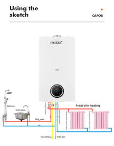<span class=keywords><strong>Chaudière</strong></span> à <span class=keywords><strong>gaz</strong></span> mixte à usage domestique de 32kW Pièces de rechange Chauffe-eau conventionnel au <span class=keywords><strong>gaz</strong></span> naturel sans réservoir Chauffage central - Product Image 5