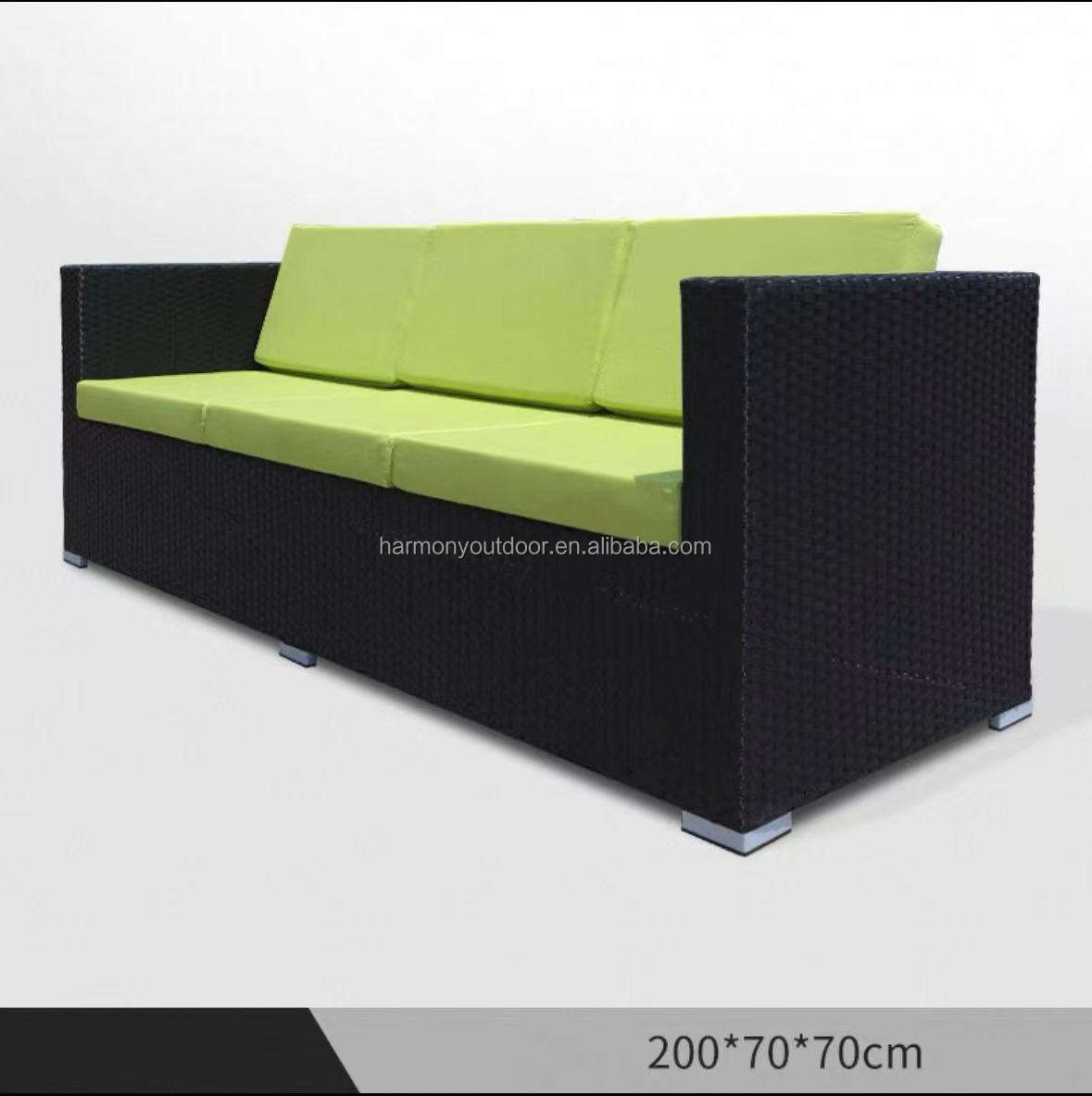 Brown-sofa for three people