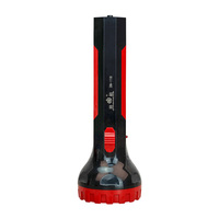 Lampe torche LED rechargeable haute puissance longue portée, étanche IP44, lumière du jour 6000K, batterie intégrée, ABS, pour situations d'urgence
