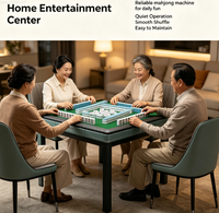 Table de Mahjong Électrique Pratique pour Jeux de Société Intérieurs