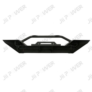 กันชนหน้าสีดำพื้นผิว JP16 ODM พร้อมแผ่นกว้านสำหรับ Wrangler TJ <span class=keywords><strong>YJ</strong></span> - Product Image 3