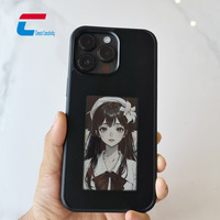 2024 nouveau Design Anti-chute luxe Nfc Smart E encre écran affichage housse de téléphone portable pour Iphone 15 14 13 Pro Max étuis de bricolage