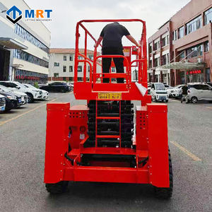 <span class=keywords><strong>Lift</strong></span> <span class=keywords><strong>Scissor</strong></span> Self Propelled Tipe Track 6m 8m untuk Platform Aerial Tipe <span class=keywords><strong>Scissor</strong></span> Elevator Hidrolik - Product Image 1